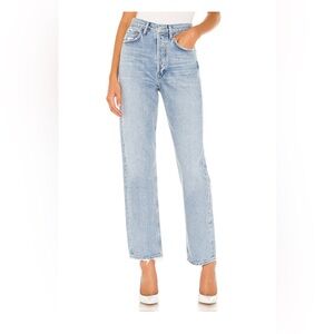 Agolde 90s Mid Rise Loose Fit Jeans in Snapshot